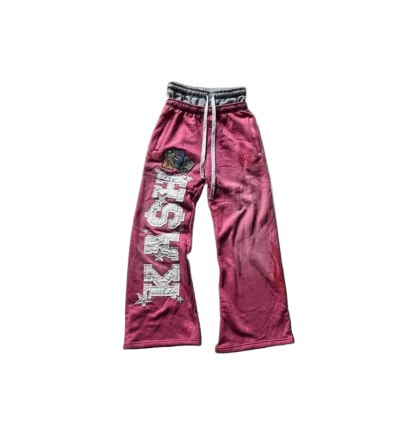 Y2K Style American Work Pants, Hip-hop Gothic Style Long Pants, Letter Patches, Double-layer Vintage Design, Loose-fitting Long