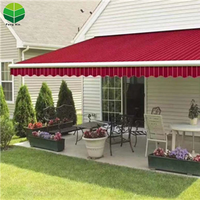 Outdoor Retractable Awning Pergola Roof 4x3m Side Electric Sun Awnings