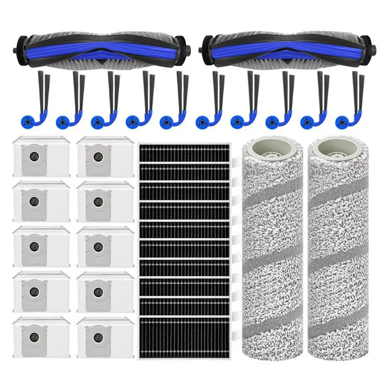 【NEW PRODUCTS TO BE RELEASED IN 2026 】Roller Mop Pad Dust Bag Main Side Brush HEPA Filter Water Tank Version For ECOVACS Debot X