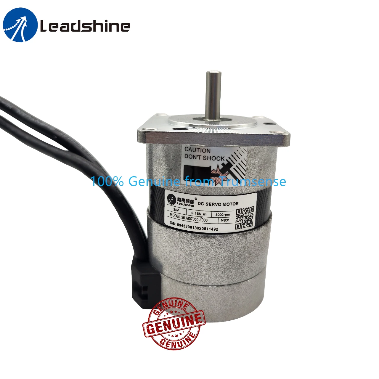 Imagem -05 - Leadshine Genuíno Blm57050 Nema 23 50w Brushless dc Servo Motor com Integrado 4000 Ppr Incremental Codificador