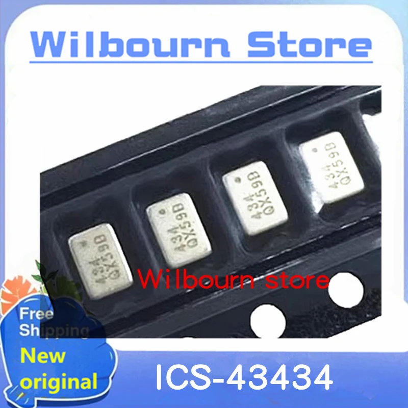 

5PCS-50PCS ICS-43434 QFN ICS43434 code: 434 100% new original digital microphone chip