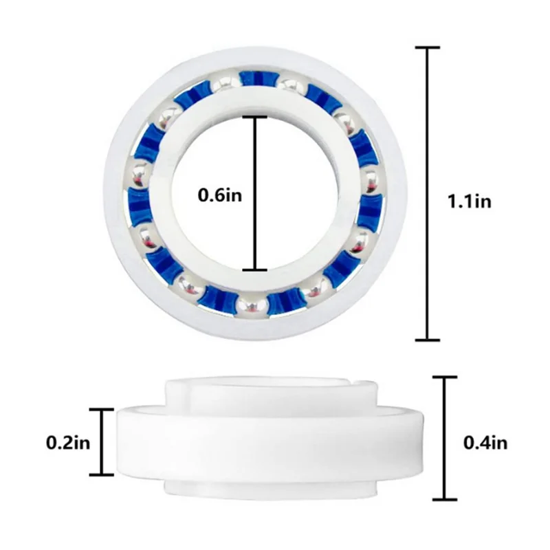 Paquete de 8 ruedas de repuesto de rodamiento para limpiador de piscinas Polaris 360 380 9-100-1108 piezas de limpiadores de piscinas