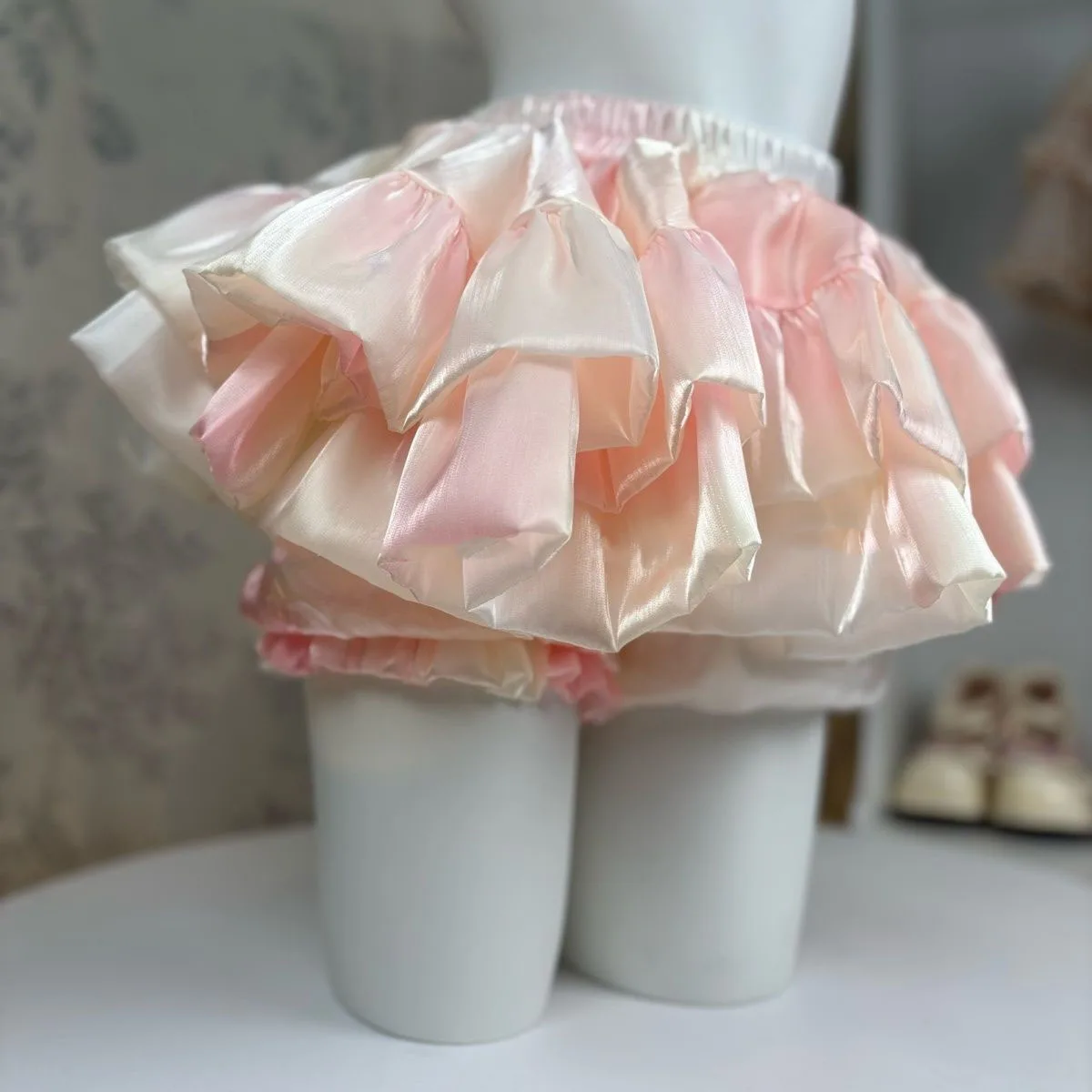 

Милое повседневное бальное платье с эластичной резинкой на талии, короткая юбка, женская летняя шикарная белая юбка-тортик с рюшами, женская модная красивая юбка принцессы