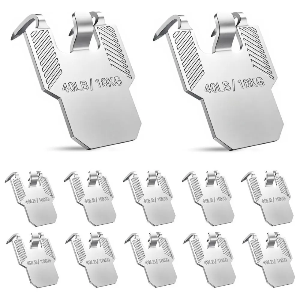 10PCS Sturdy Claw Drywall Hanger Reliable Practical Picture Hanging Hook Multi-Purpose Easy Install Metal Wall Hook