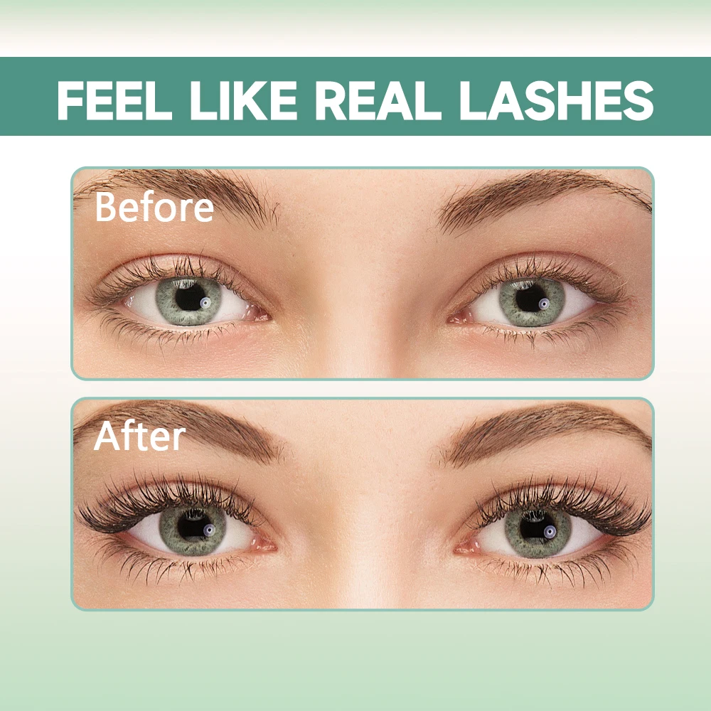 FADVAN Y forma de punta única YY pestañas postizas herramientas de maquillaje