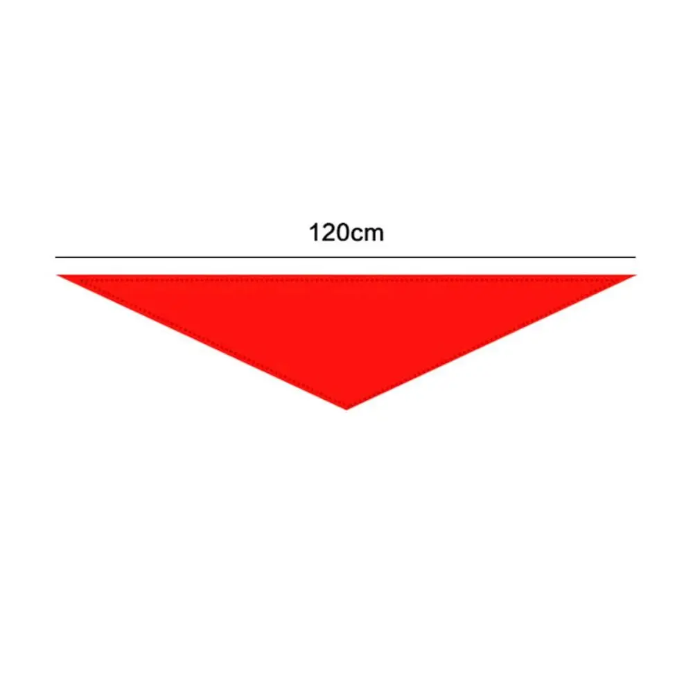 Triangle Towel Scarf 120cm Cotton Red Scarves China Style Red Tie Choker Young Pioneer Scarf School Supplies