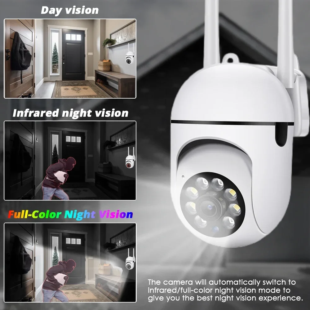 ICSEE Mini Wifi Camera Smart Home 5MP Color Night Vision Auto Tracking Indoor Use Baby Monitor Wireless Security Camera CCTV