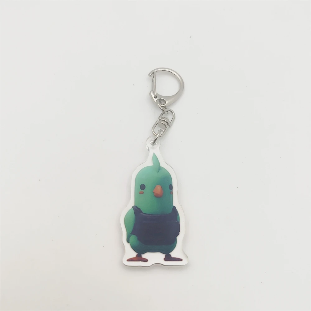 البخار لعبة جديدة الهروب من Duckov سلسلة مفاتيح مصنوعة من الأكريليك أنيمي المتحمسين المدرسية سحر مفتاح سلسلة تقديم هدية لصديق #5