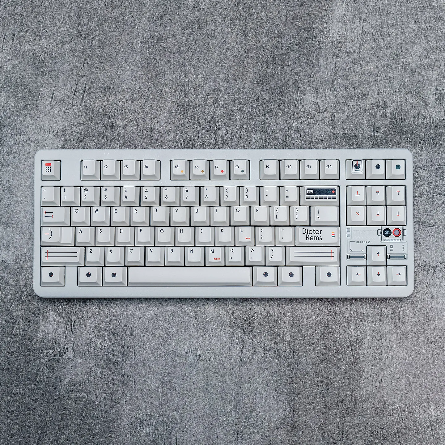 

White keycap mechanical keyboard keycap PBT sublimation magnetic axis customization original ev63