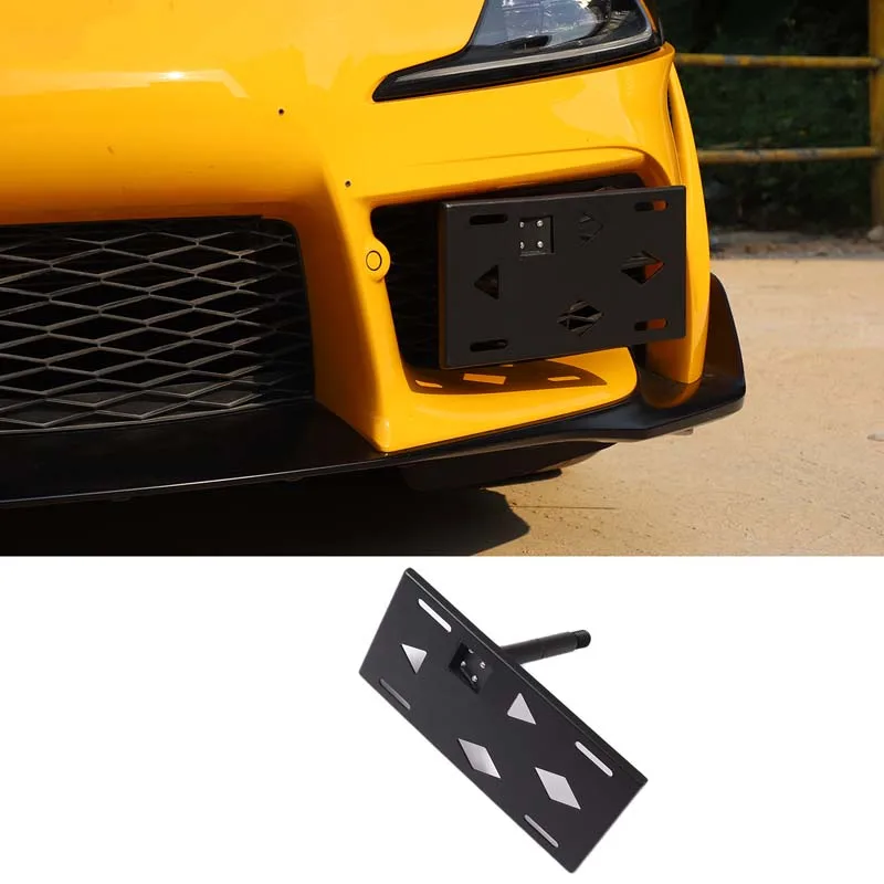Front Bumper Tow Hook License Plate Mount Bracket Holder for Toyota Supra MK5 A90 2019-2025 2026 Car Accessories