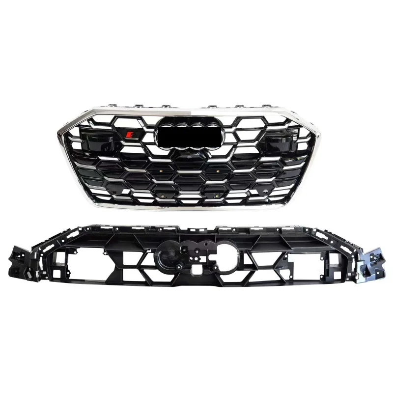 

Suitable for front grille In Audi A6L new C8 front grille water tank cover 19-23 years to 24 S6 middle grid modification