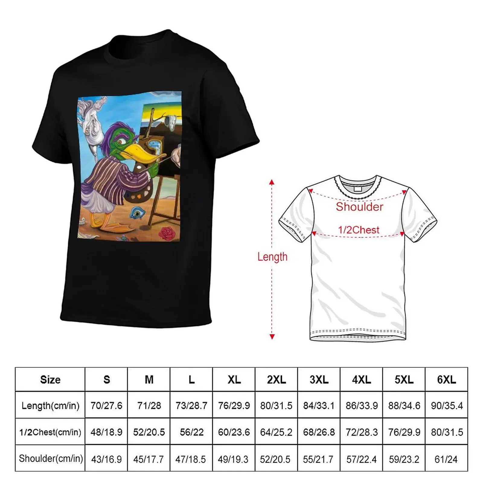 Salvador Ducklí T-Shirt blacks baggy shirts shirts graphic tee anime figures mens t shirts top quality