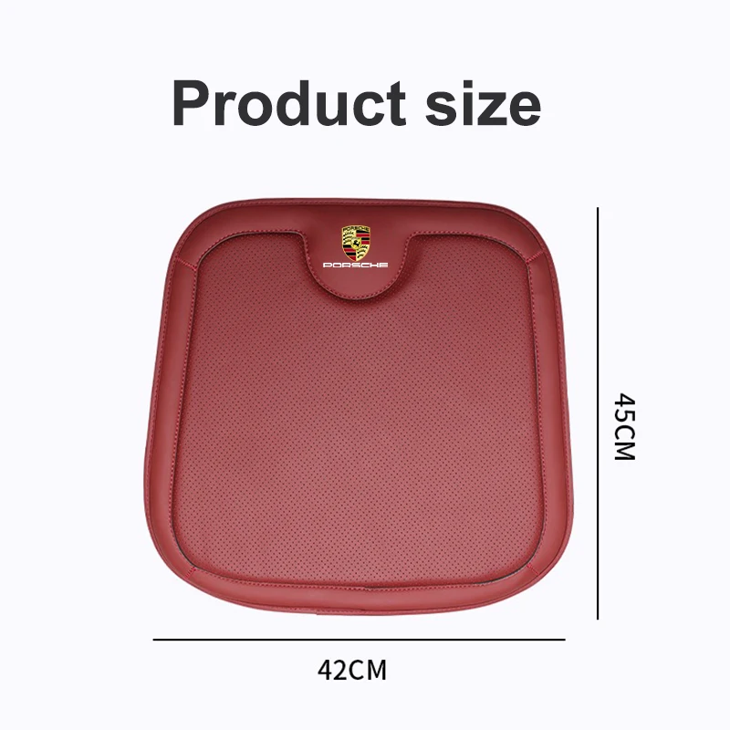 Car Seat Cushion Breathable Comfortable Cushion Cover For Porsche Cayenne Panamera Macan 911 718 Taycan Boxster Cayman 918 Pajun