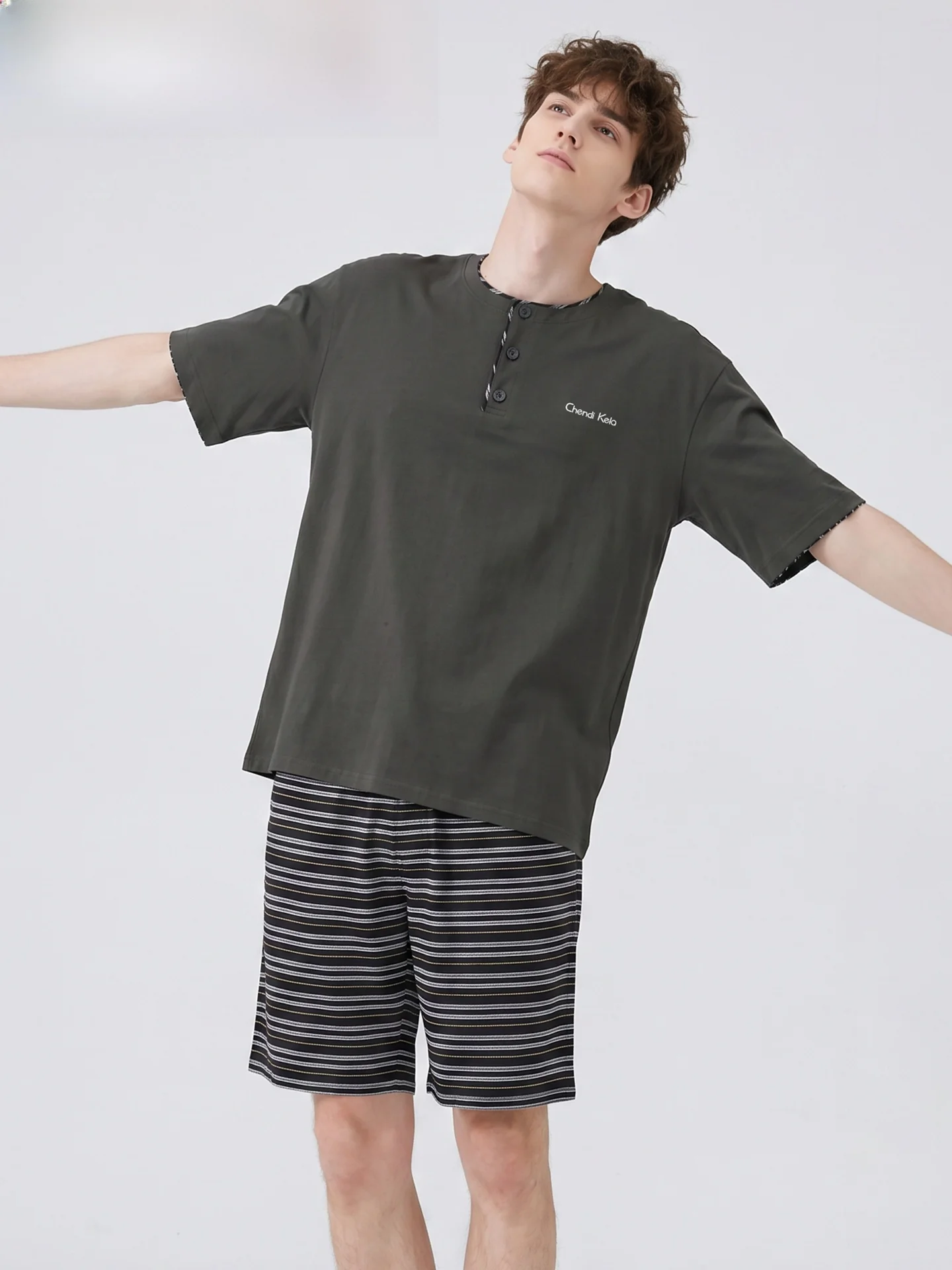 conjunto-de-pijamas-de-verano-para-hombre-100-algodon-manga-corta-ropa-de-casa-relajante-y-comoda-estilo-casual-96-algodon-4-elastano