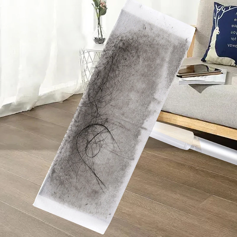 New 100pcs Disposable Electrostatic Dust Removal Mop Paper Home Kitchen Cleaning Cloth Wet Dry Electrostatic Dust Mop Paper