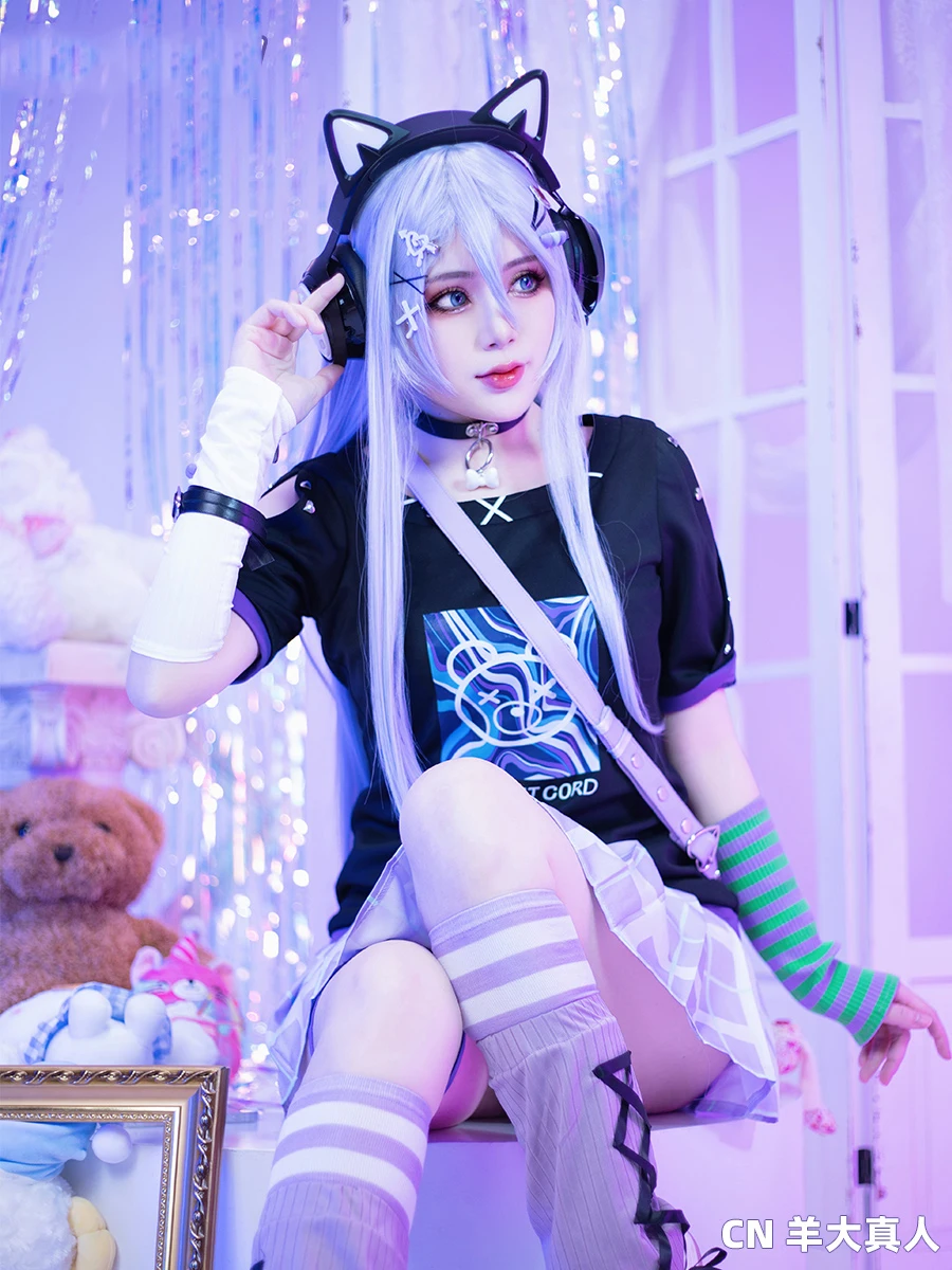 Game PJSK Yoisaki Kanade Cosplay Costumes Women Party Suit Top Skirts Bag Halloween Uniforms Custom Made