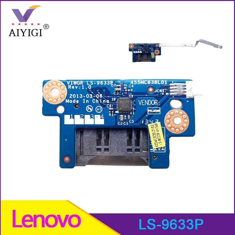 

Original For Lenovo G490 G400 G405 Card Reader Board SD Card Slot With Cable LS-9633P