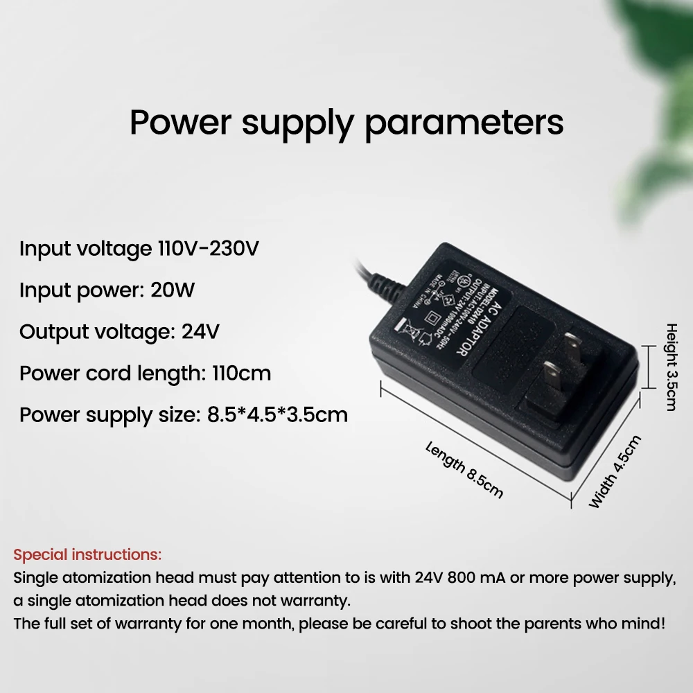 DC 24V 500 мл / ч 20 мм Ультразвуковой туман Производитель тумана Увлажнитель Распылитель для воды Фонтан Пруд Рокарий Аквариум Ваза Ванна для птиц