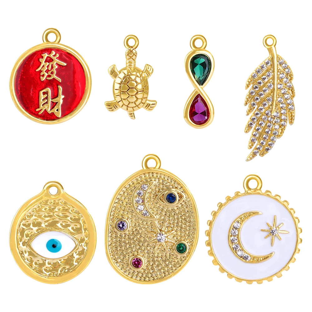 

2024 Italian Bag Phone Charm For Jewelry Making Pendant Bracelet Necklace Keychain Diy Accessories Wholesale Bulk Turkish Eye