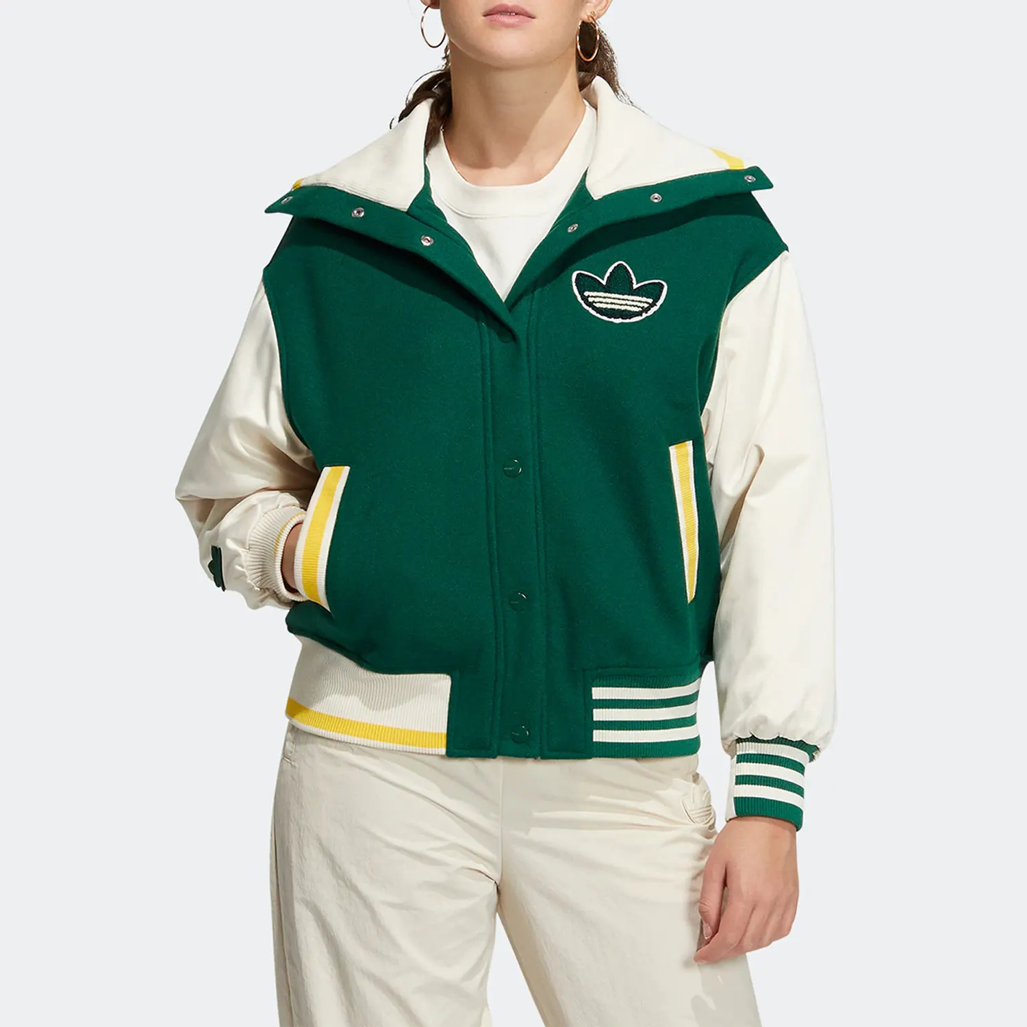 

Оригинальная женская бейсбольная куртка Adidas 2023, весенняя HY4184