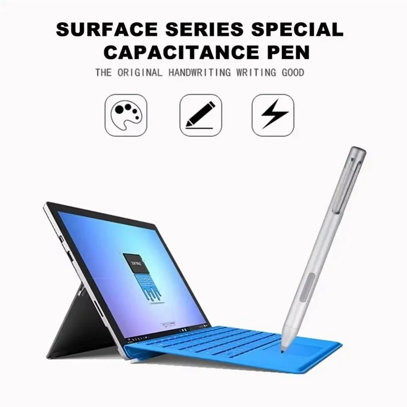 Stylus Pen 4096 Pressure Palm Rejection Aluminum Touch Screen Pencil For Microsoft Surface Go Pro7/6/5/4/3 With Tip