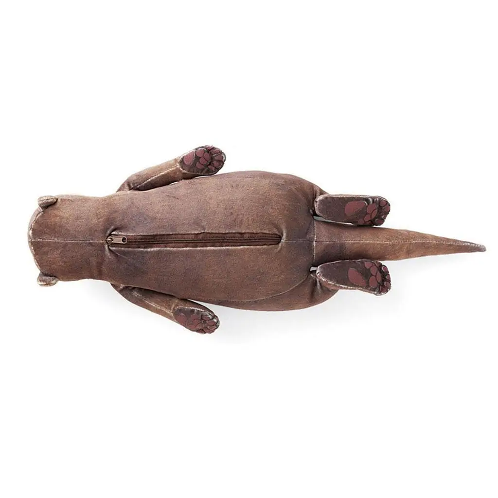 40cm Cute Otter Stuffed Down Desktop Velvet Wrist Pad for Children