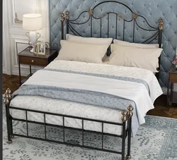 Wrought Iron Bed European Princess Vintage Bed Iron Frame Sheet Double Classic 1.8m 1.5m bed frame