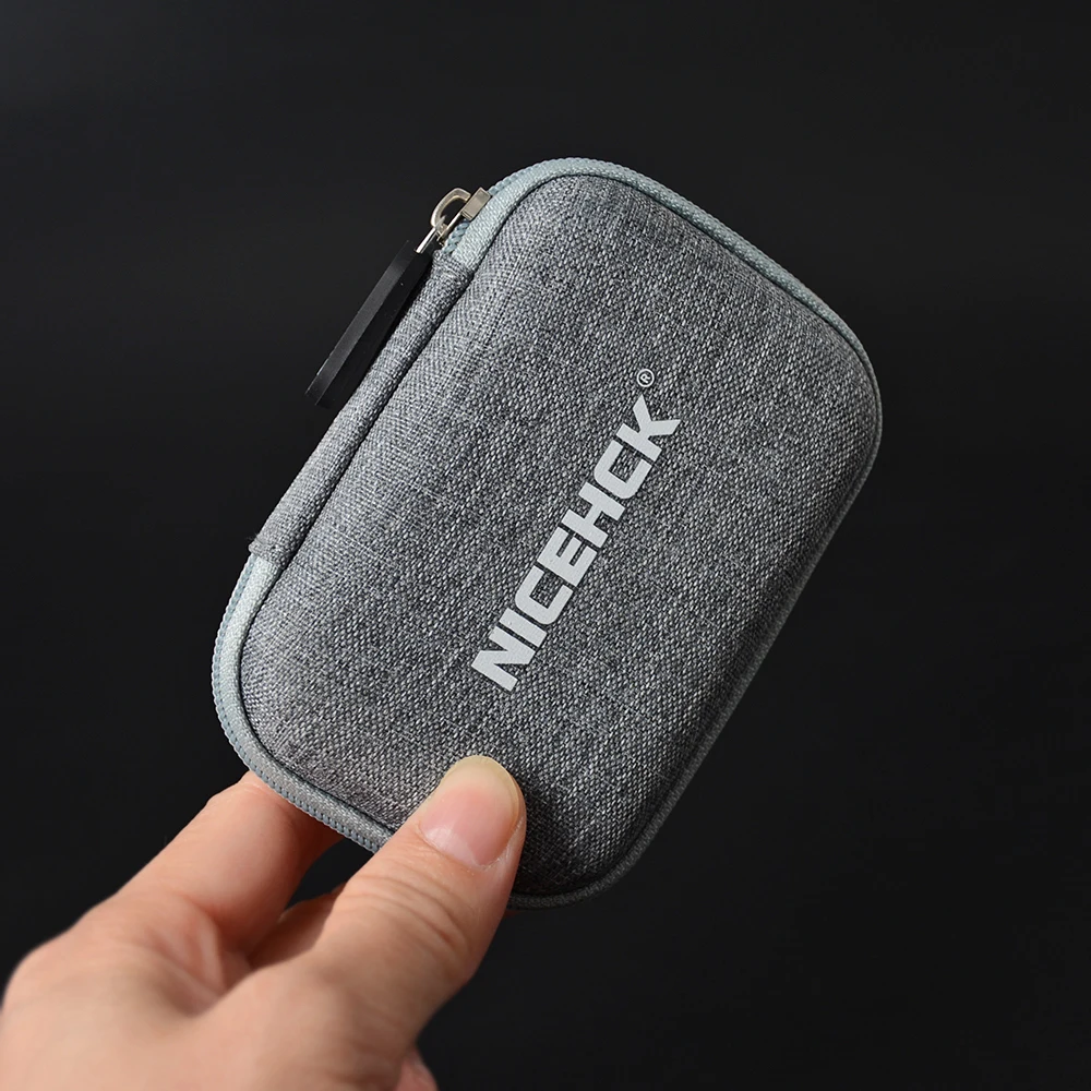 NICEHCK Official Linen Case In Ear Earphone Bag Headphones Portable Storage Box Headset Accessories Use For NX7MK4/F3/M6