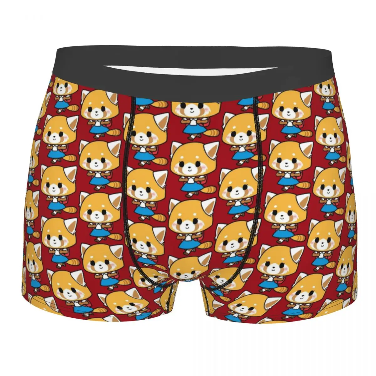 

Custom Aggressive Retsuko Cartoon Underwear Men Printed Boxer Briefs Shorts Panties Soft Underpants