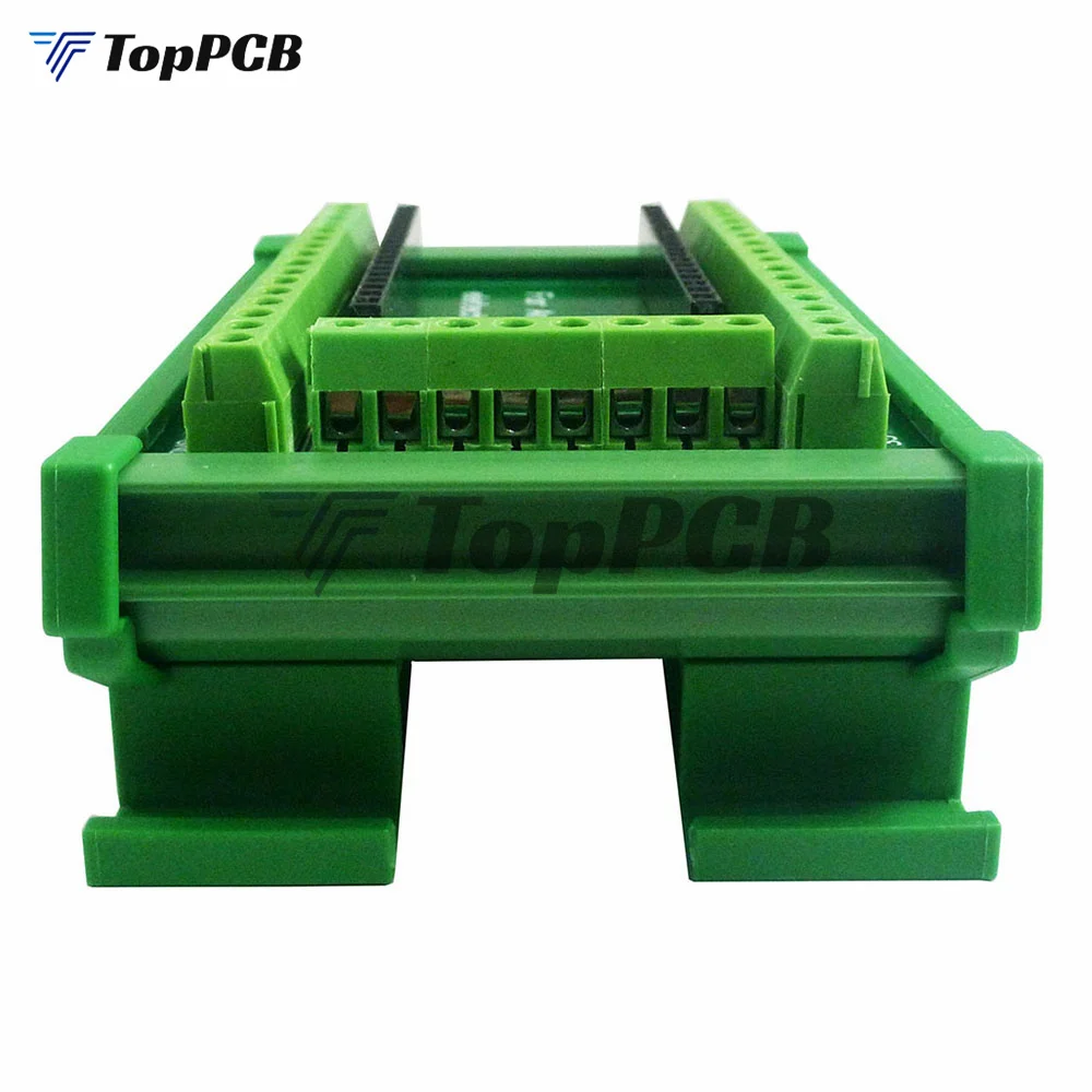 DIN Rail Mount Screw Terminal Block Adapter Module 3.96 Connector For ESP32S ESP-WROOM-32 DevKitC ESP32 WIFI Ethernet PLC