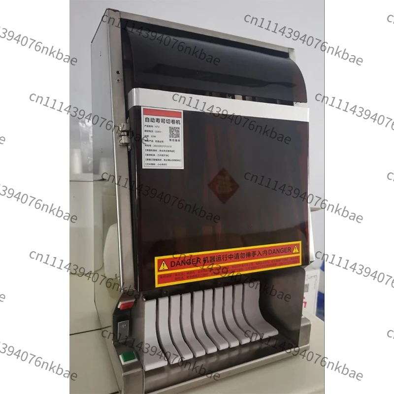 Commercial Automatic Sushi Roll Cutting Machine Rice Roll Slicer 8 / 10 / 12 Pieces Sushi Cutter For Sushi Bar Snack Shop
