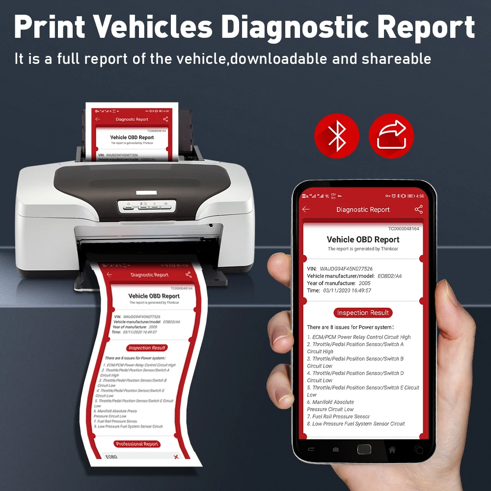 Kingbolen Ediag Plus OBD2 Bluetooth Diagnostic Tool,OBD2 Scanner Bidirectional Control Scanner All System Diagnostic Tool for iOS & Android, ECU Coding 15+ Hot Reset, CANFD Protocol, FCA AutoAuth PK Thinkdiag 2 Ediag Elite ELM327