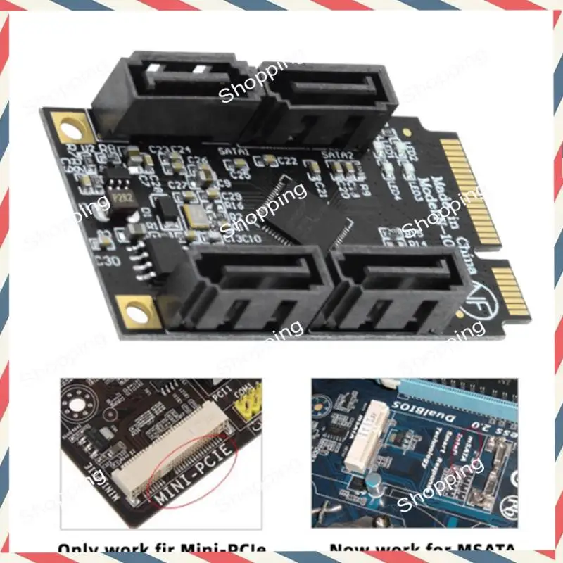 

Высокоскоростной адаптер SATA 3.0 M20K. Эффективное управление данными: адаптер Mini Pcie на 4 порта SATA 3.0 — быстрый и надежный.