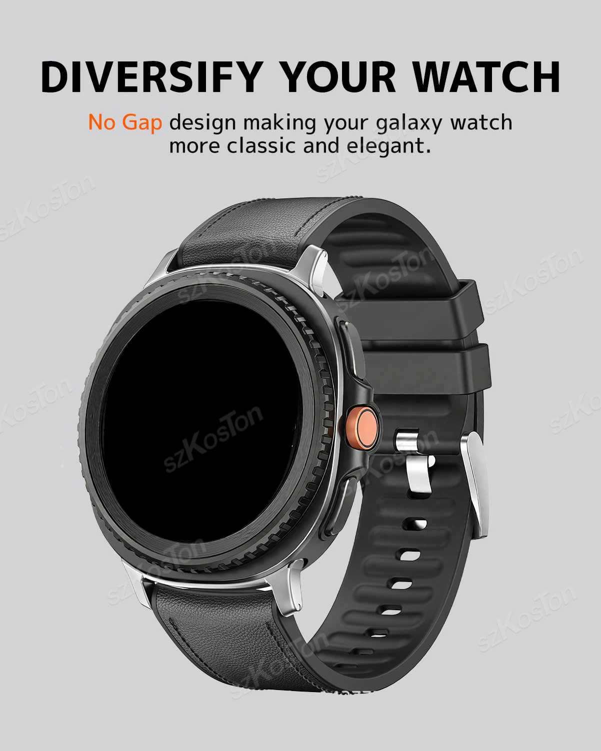 2 قطعة حزام موصل لساعة سامسونج جالاكسي 8 40 مللي متر/44 مللي متر ساعة 8 كلاسيكي 22 مللي متر حزام (استيك) ساعة محول أجزاء معدنية قابلة للاستبدال