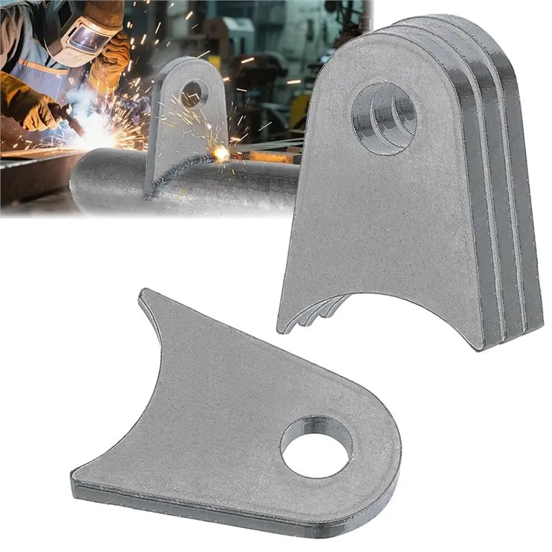 ABKP-Weld On Tabs, Metal Shock Mounts, Universal Weld On Tabs Axle Mount With 1/2