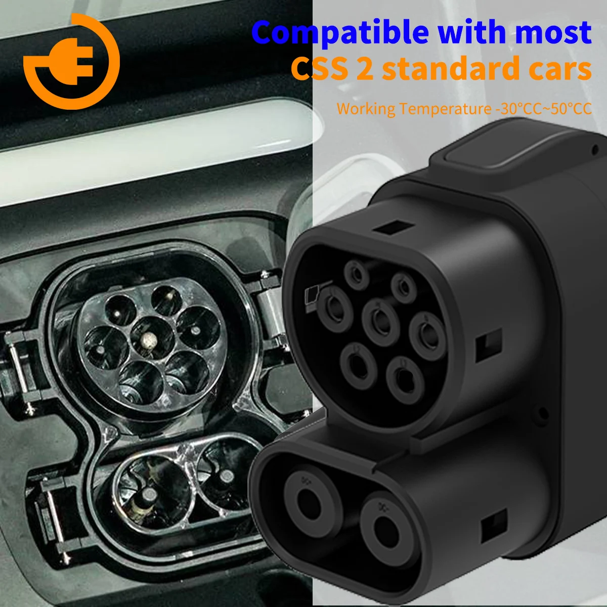อะแดปเตอร์ชาร์จรถยนต์ไฟฟ้า WUF - Ccs2 To Ccs1 Fast Charge Adapter 250Kw บทวิจารณ์และราคา