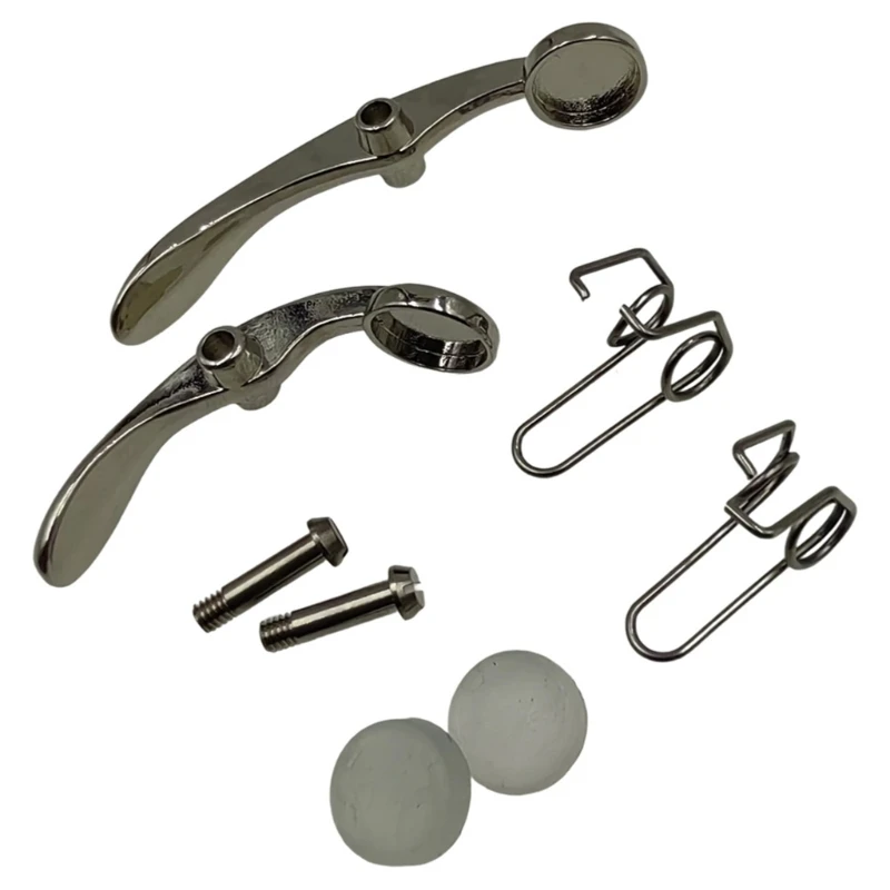 U1JC Trumpet Maintenance Set Spring Drain Component Metal Texture Quick Installation