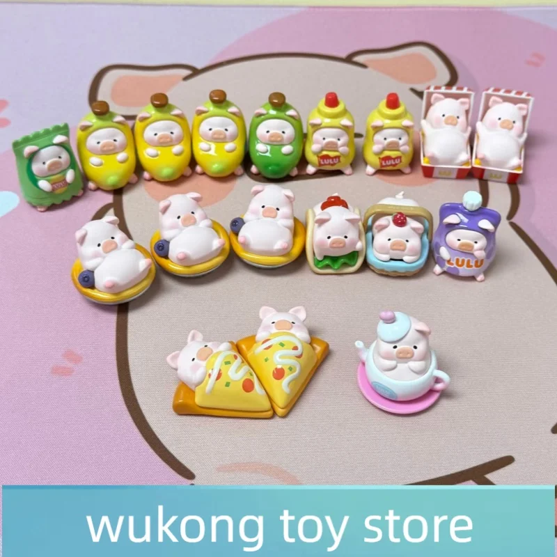 

Lulu The Piggy Picnic Party Series Surprise Box Blind Bag Cute Bean Collectible Pig Figurines Girls Gift Trendy Blind Box Toys
