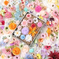 20/50Pcs Mix Artificial Flowers Silk Fake Flowers for Home Decor Wedding Bride Decoration DIY Craft Wreath Gifts Accessories 4