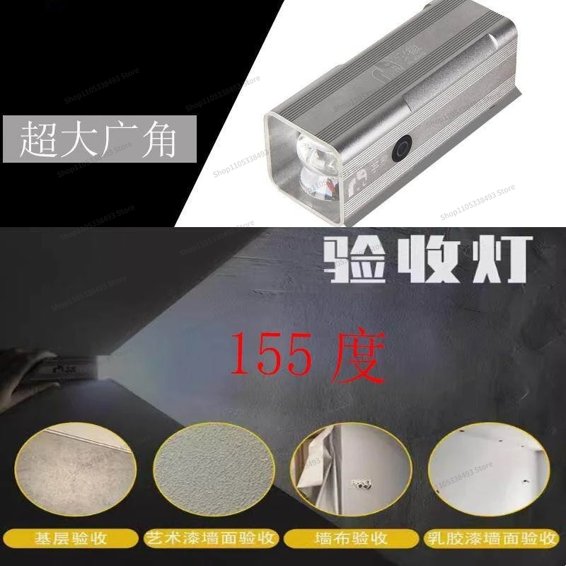 For Wall Grinding Acceptance Artifact LED Flashlight USB Interface Portable Decoration High Battery Life Power Bank