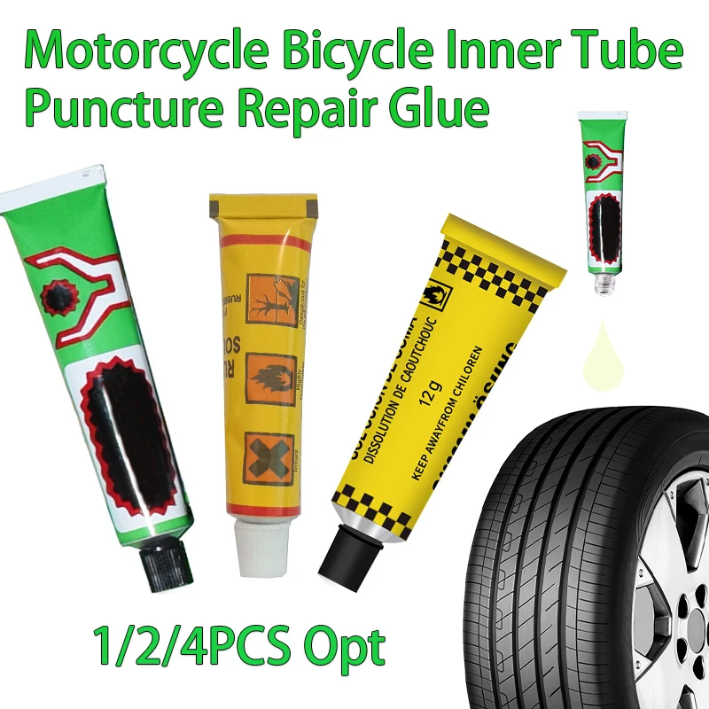 جديد دراجة نارية دراجة عجلة الاطارات إصلاح الغراء سيارة الداخلية أنبوب ثقب قوية الإطارات إصلاح الغراء الطوارئ المحمولة أدوات الإطارات #1