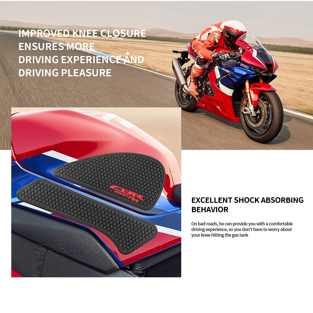 Motorcycle Side Fuel Tank pad For Honda CBR1000RR-R Fireblade SP 2020 2021 2022- Protector Stickers Knee Grip Traction Pad