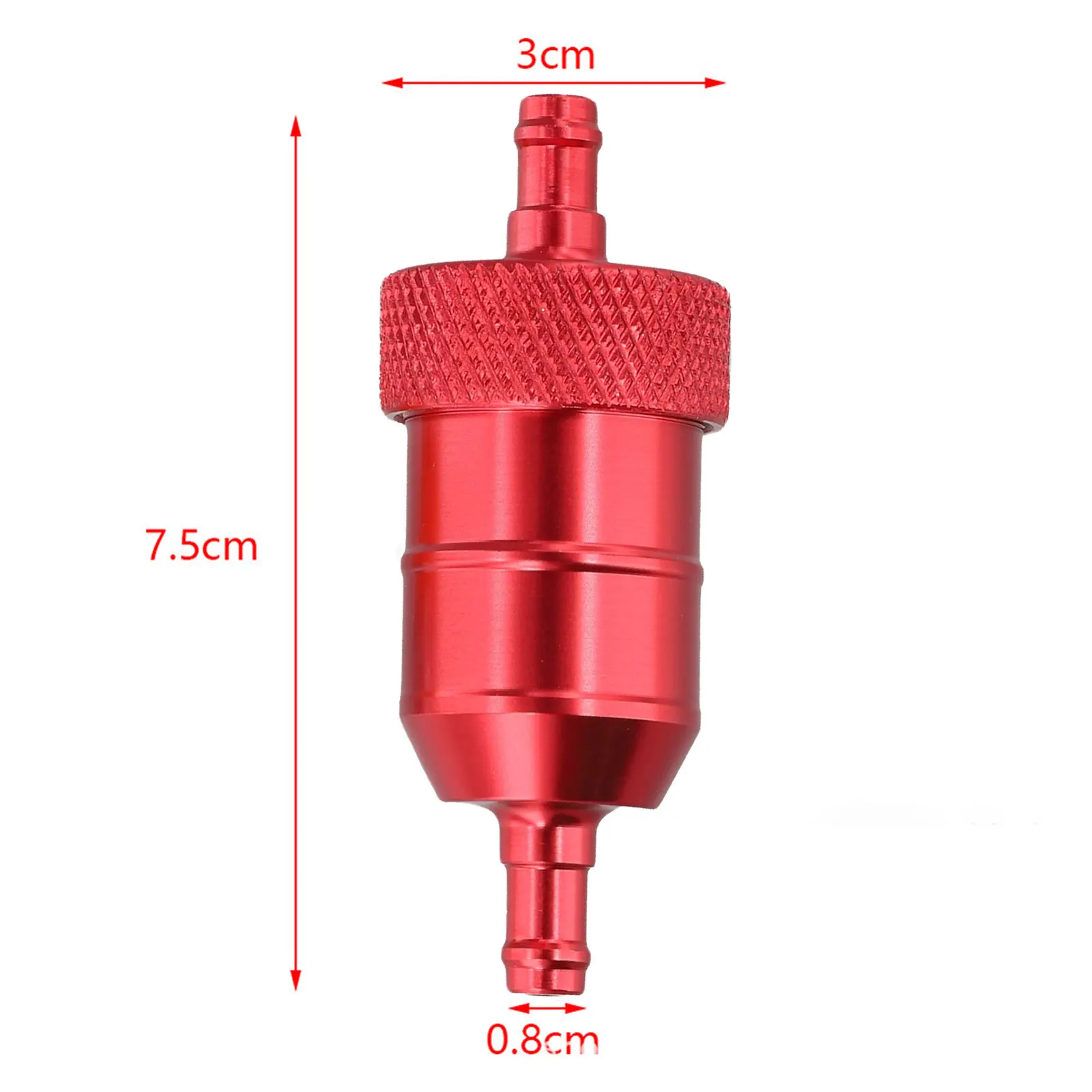 8MM Fuel Filter Inline Filter Perfect Fit For Motorbikes Versatile Fuel Filter For ATV Fuel Filter For Performance Upgrade