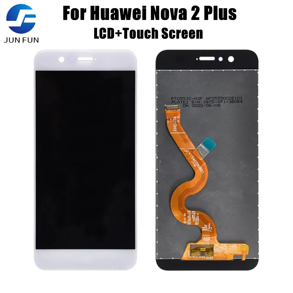 

ЖК-дисплей 5,5 дюйма для Huawei Nova 2 Plus, сенсорный экран в сборе, дигитайзер с рамкой для планшетов, планшетов, планшетов