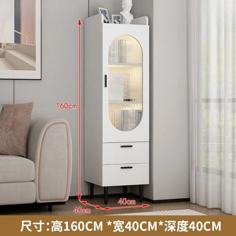 Household crevice storage cabinet, living room storage corner cabinet, locker, living room
