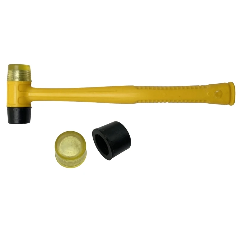 Double-Faced Soft Mallet Rubber Hammer Essential Tool for Home Improvement for DIY Hand Tool for Woodwork & Drop Shipping