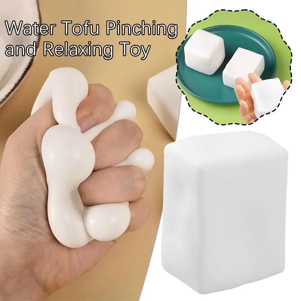 Soft Tofu Pinch Pinch Mochi Toys Slow Rebound Decompressions Stretch Stress Ball For Kids Adult Anti Stress Fidget Toys A1v2