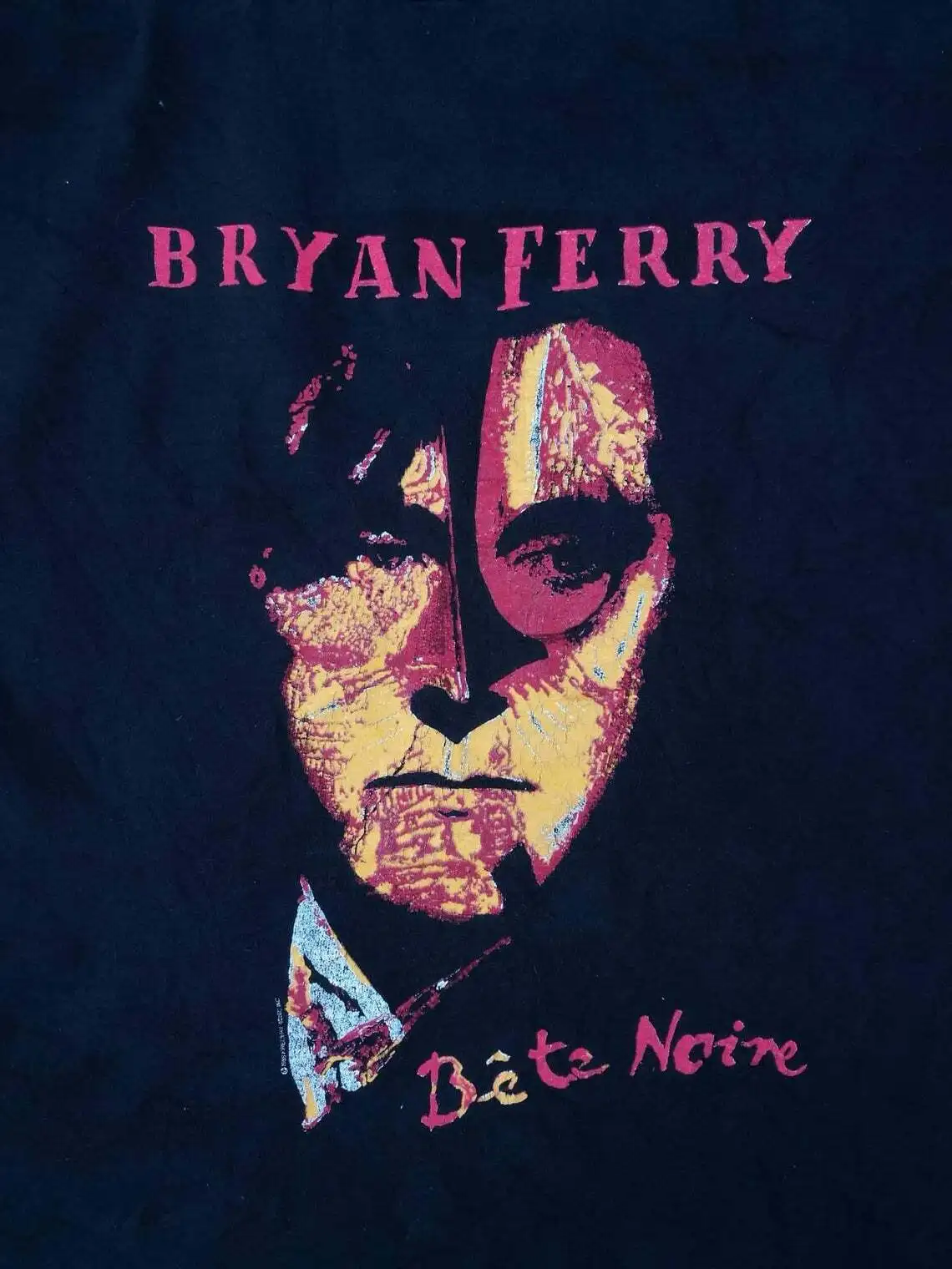 Bryan Ferry 1998 Bete Noire 1988 Tour Black Unisex Cotton T-Shirt S-234XL CA005