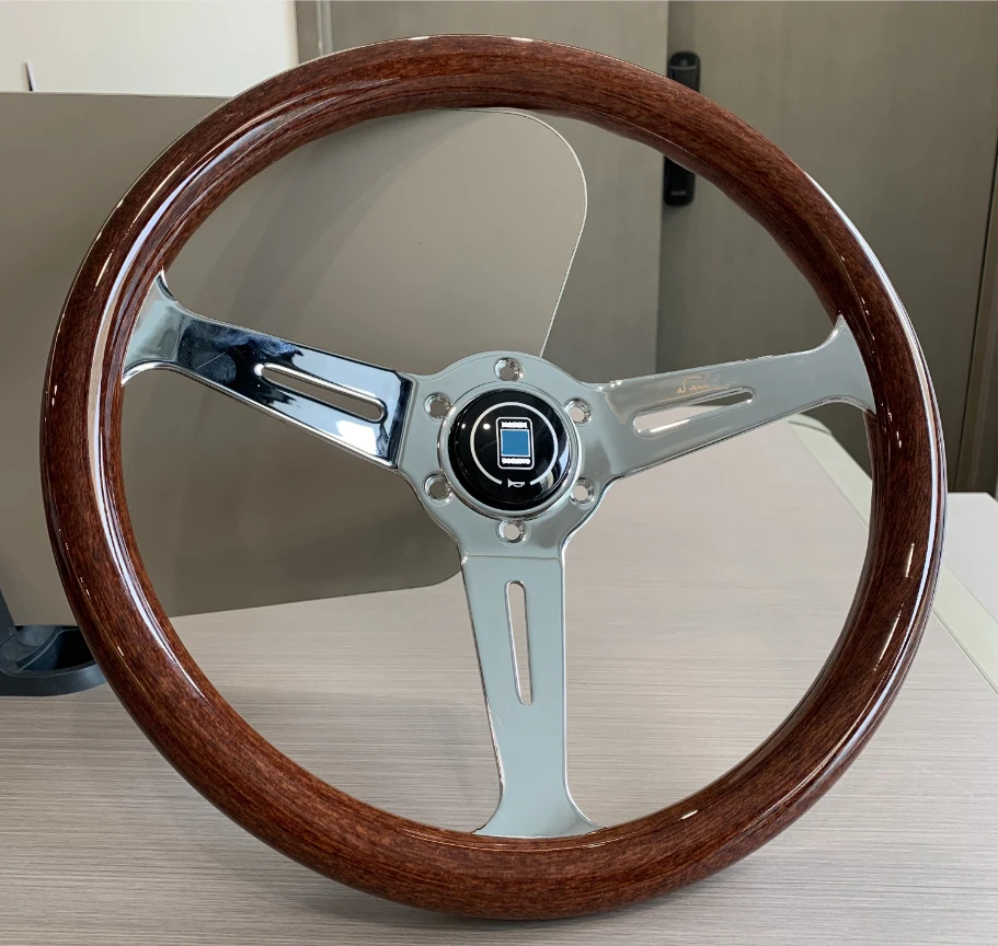 

350mm ABS material car steering wheel with 45mm strip hole bracket for TIYPEOR