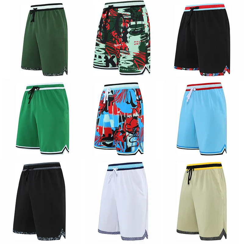 Pantalones cortos de baloncesto para hombre, Shorts cómodos de secado rápido para deportes al aire libre, gimnasio, tela de alta calidad, novedad de 2024